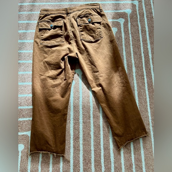 KUT from the Kloth Chris High Waist Ankle Slim Straight Leg Pants capri size 14 - Picture 3 of 5